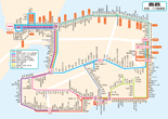 島原鉄道 バス・鉄道路線図